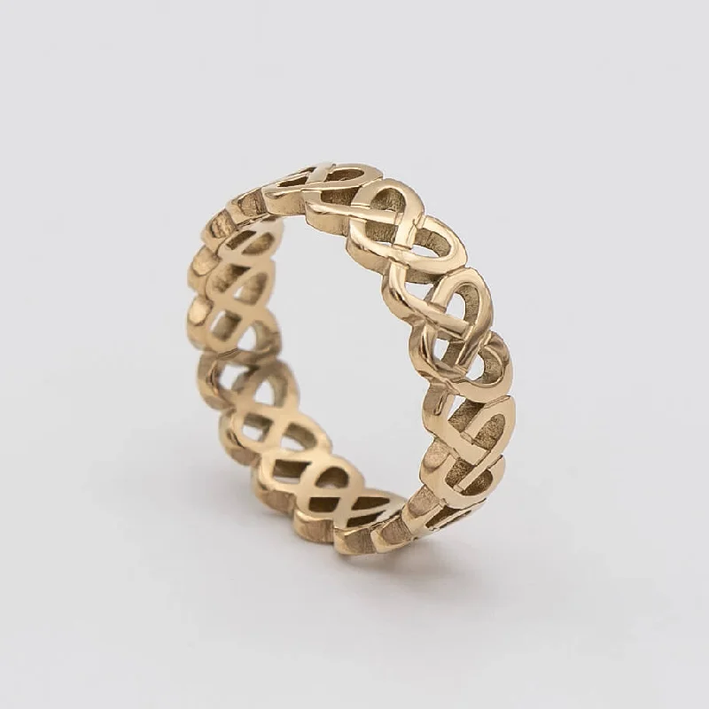 Hallie Heart Knot Ring