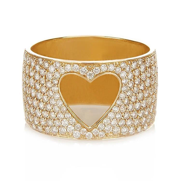 Diamond Heart Ring