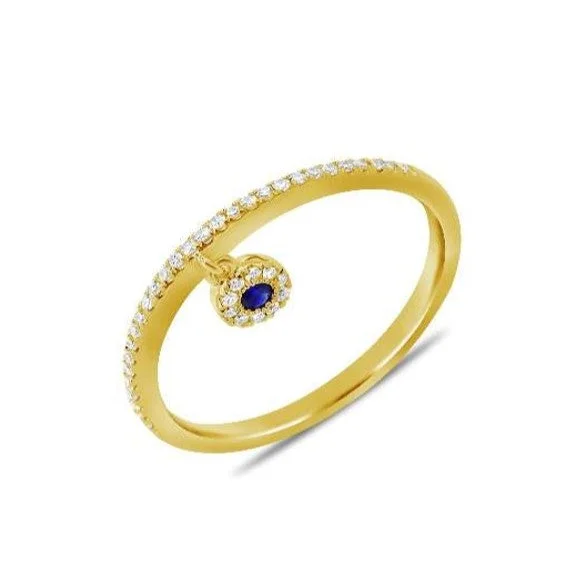 Sapphire and Diamond Ring