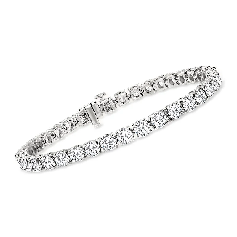 Ross-Simons Diamond Tennis Bracelet in 14kt White Gold