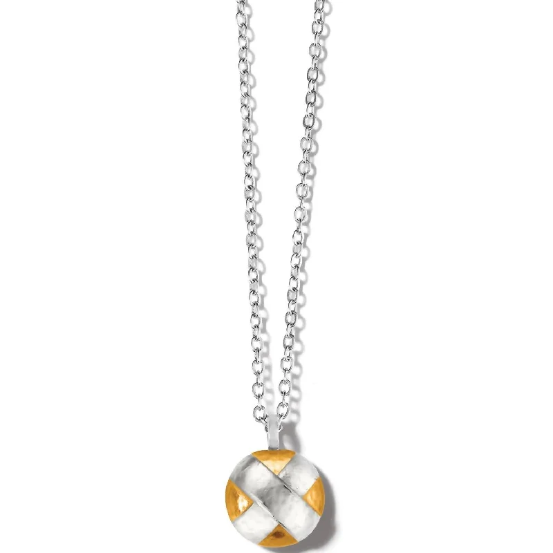 Women's Entrata Round Short Necklace In Silver