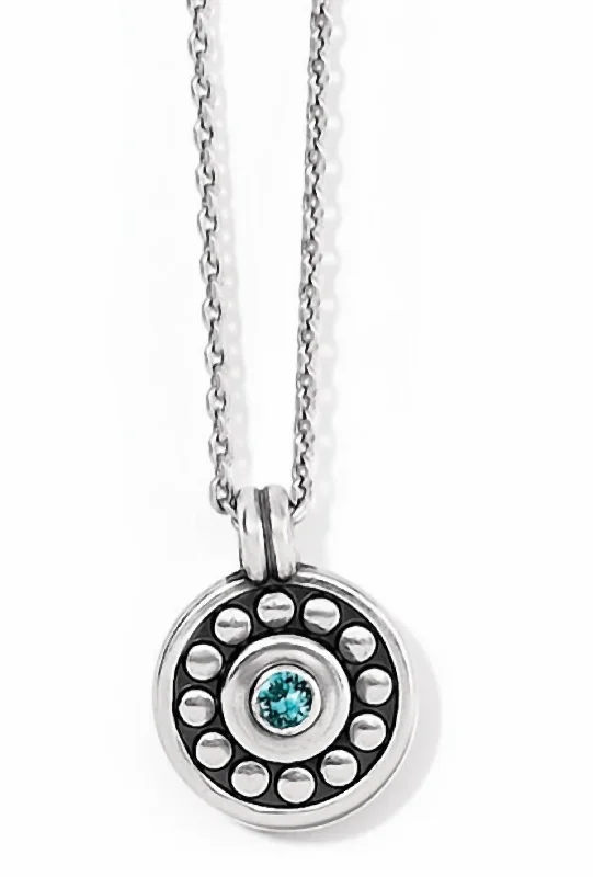 Women's Pebble Medali Necklace In Zircon