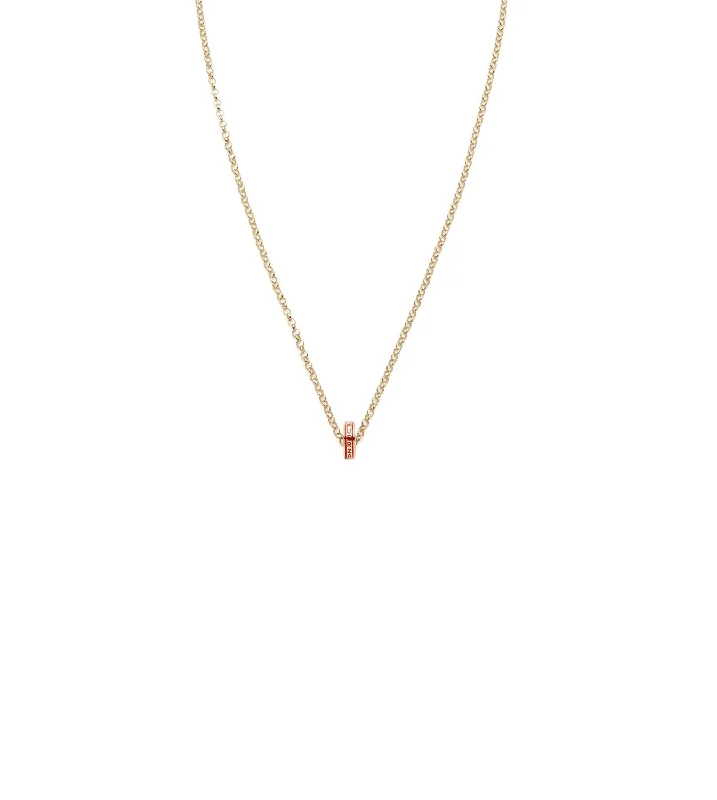 Strength : Heart Beat Fine Belcher Chain Necklace