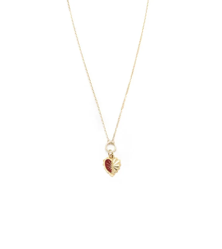 Reflection Heart - Love : Token Drop Necklace