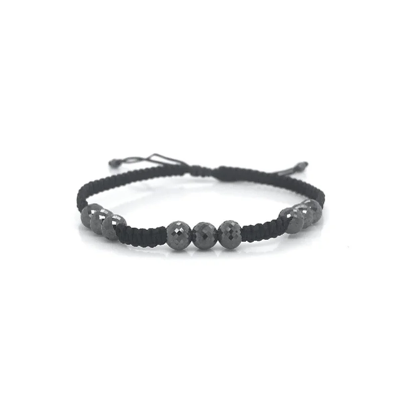 Bremer Jewelry Bead Diamond Bracelet in Black (19.00ctw)