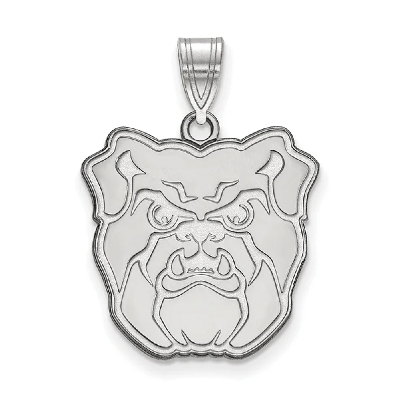 14k White Gold Butler U Large Mascot Pendant