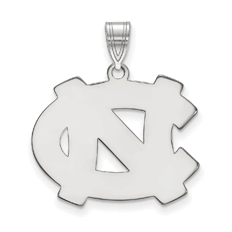 Sterling Silver North Carolina Large 'NC' Pendant