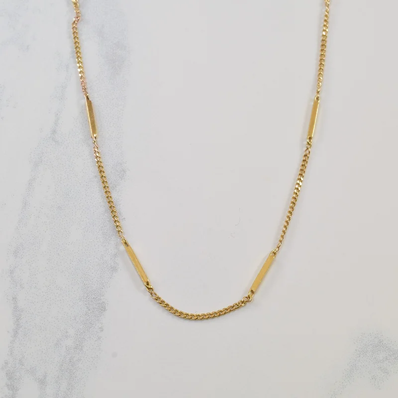 Sparkle For Less – Shop Our Limited-Time Jewelry Deals 10k Yellow Gold Link & Bar Chain | 17" |