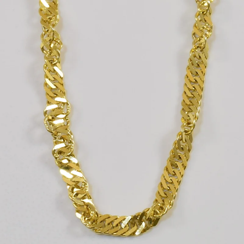 Shop Signature Jewelry Styles At Exclusive Prices 10k Yellow Gold Singapore Chain | 17.5" |