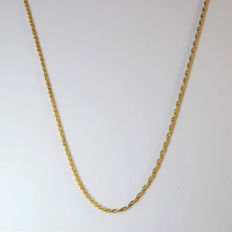 Premium Diamond Jewelry At Once-In-A-Lifetime Discounts 18k Yellow Gold Prince of Whales Chain | 24" |