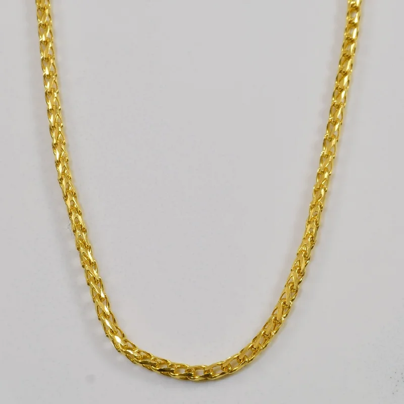 Stunning Statement Jewelry, Unbeatable Discounts 18k Yellow Gold Modified Snake Chain | 18" |