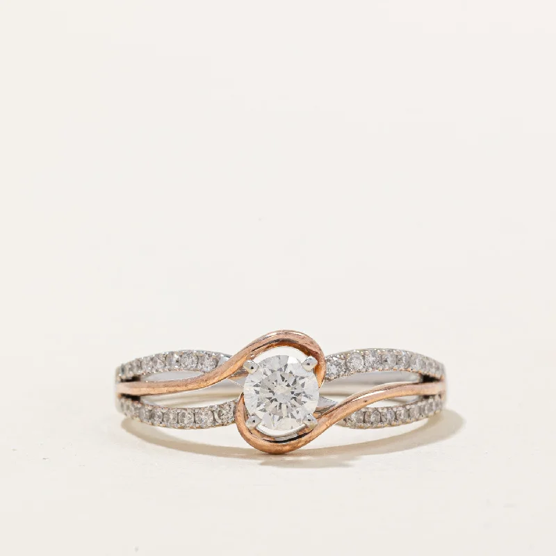 Huge Savings On Timeless Jewelry Collections Bypass Diamond Engagement Ring | 0.59ctw | SZ 8.5 |