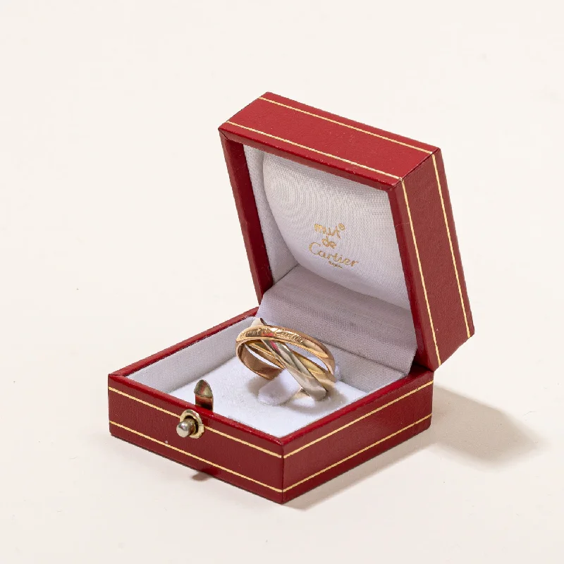 Shop Dazzling Jewelry With Special Promotional Discounts 'Cartier' Vintage Les Must De Cartier Ring | SZ 8.25 |