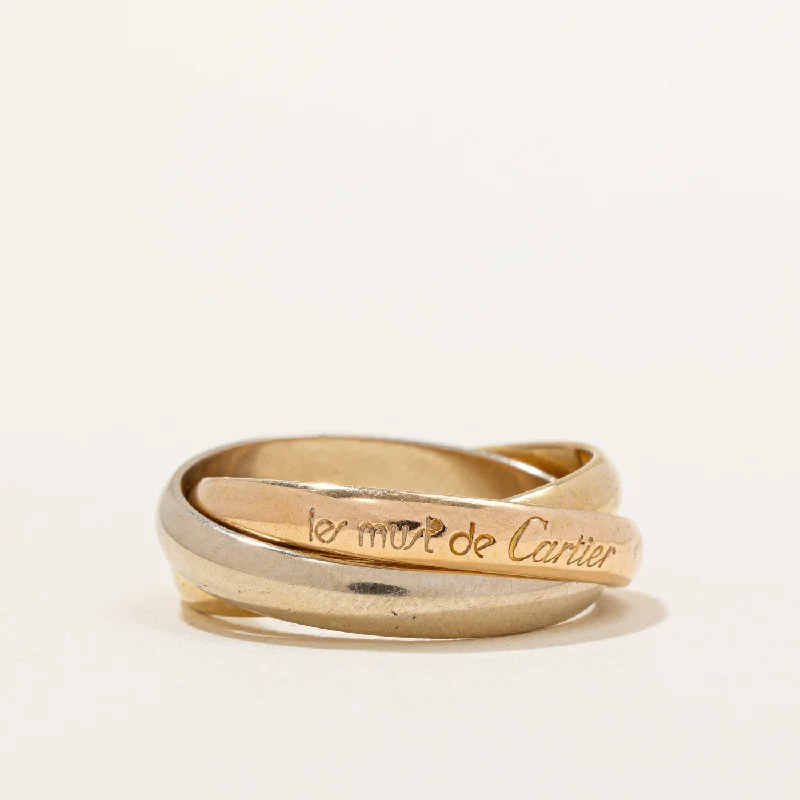 Seasonal Jewelry Sale – Upgrade Your Style Today Cartier' Vintage Les Must de Cartier Ring | SZ 8 |