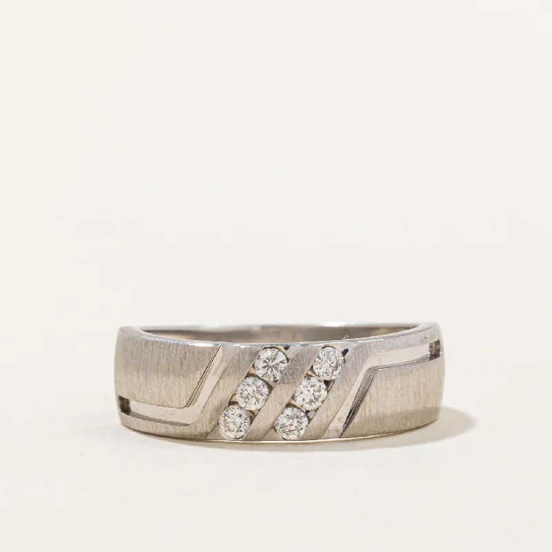 Modern Jewelry At Exclusive Discounts – Shop Today Channel Diamond White Gold Band | 0.36ctw | SZ 11.5 |