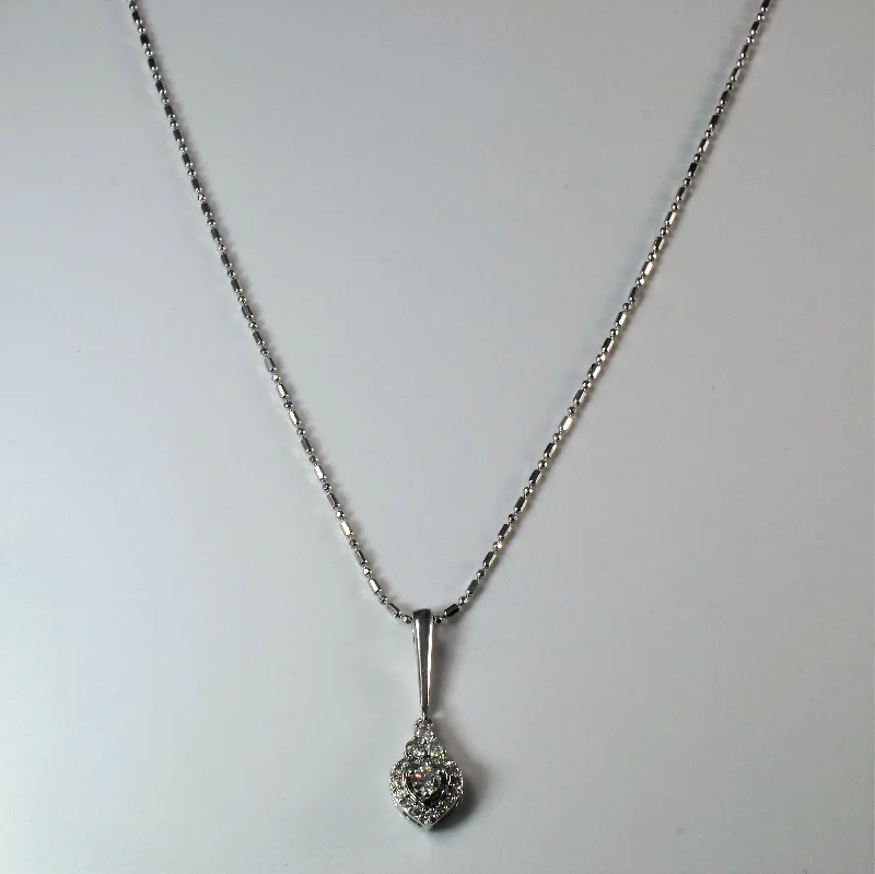 Timeless Jewelry Styles At Wallet-Friendly Prices Diamond Heart Drop Necklace | 0.31ctw | 15" |