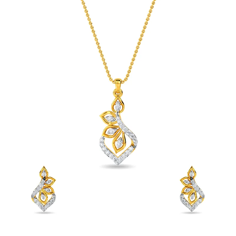 Dainty And Elegant Jewelry Now At Reduced Prices Curl Pendant Set