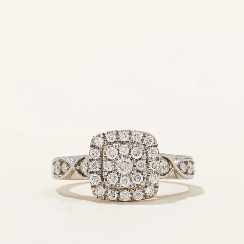 Limited-Stock Jewelry Sale – Once It's Gone, It's Gone Diamond Cocktail Ring | 0.43ctw | SZ 5.25 |