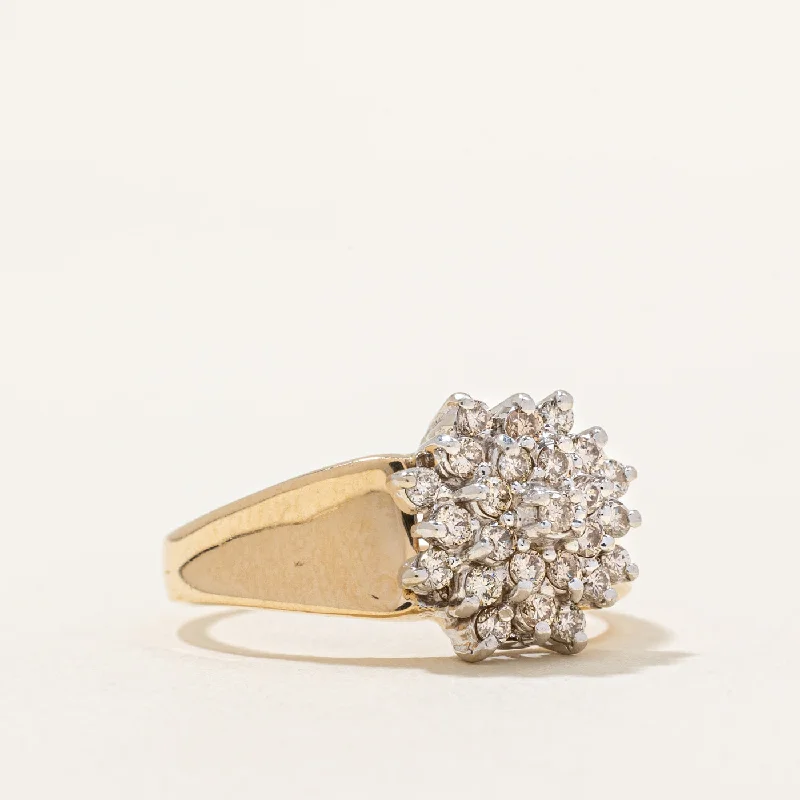 Stunning Jewelry At A Fraction Of The Price Diamond Cocktail Ring | 0.50ctw | SZ 8 |