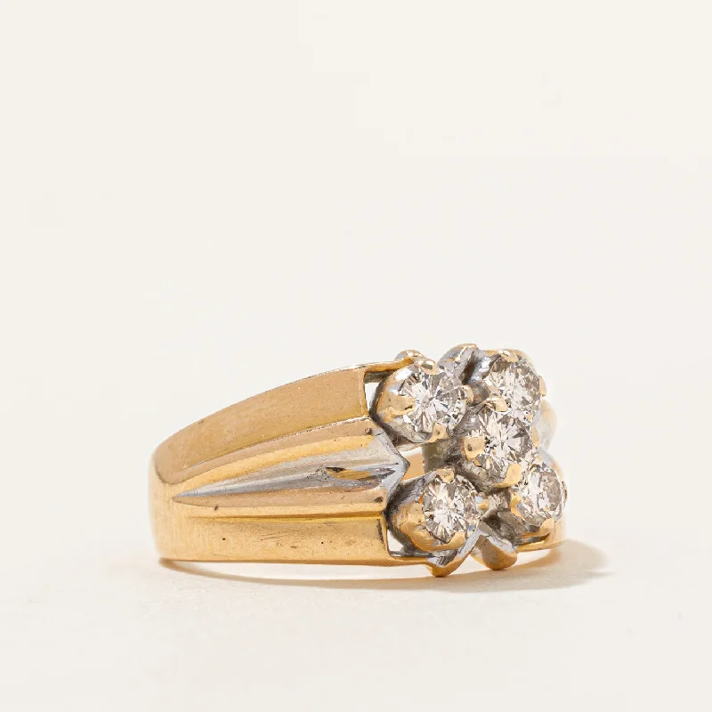 Limited-Time Jewelry Sale – Don't Miss These Deals Diamond Cocktail Ring | 0.76ctw | SZ 9.25 |