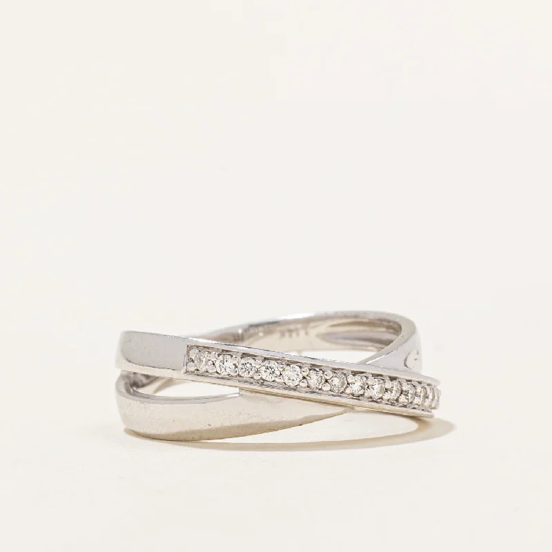 Flash Sale On Stunning Jewelry – Don't Miss Out Diamond Crossover Ring | 0.12ctw | SZ 6 |