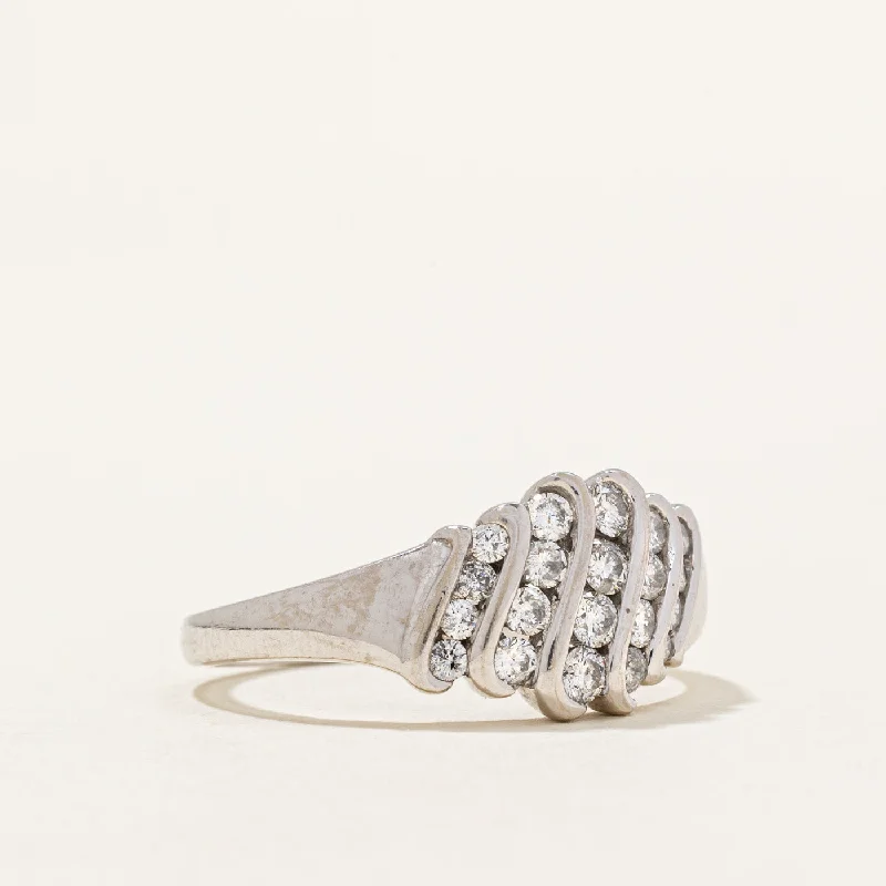 Grab Your Favorite Jewelry At The Lowest Prices Diamond Waterfall Ring | 0.54ctw | SZ 7.75 |