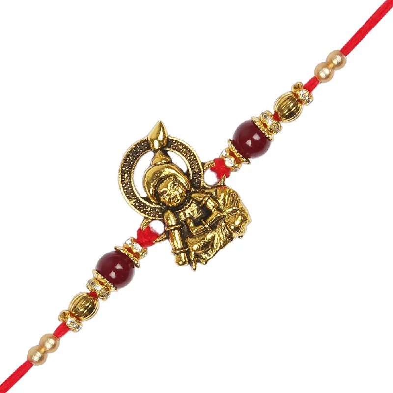 Best Jewelry Deals – Premium Quality At Exclusive Discounts Etnico Gold Plated Bal Gopal Rakhi For Men/Boys (R952)