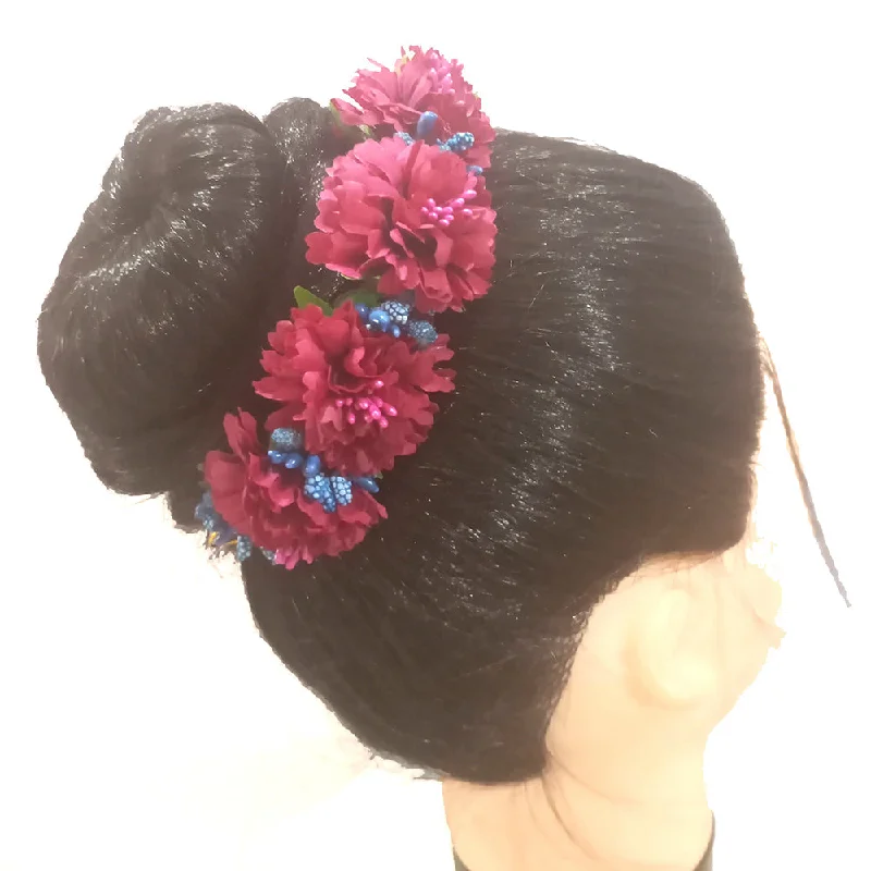 Grab Exquisite Jewelry At The Lowest Prices Kavyas Kreation Designer Floral Hair Brooch - 11191007PK