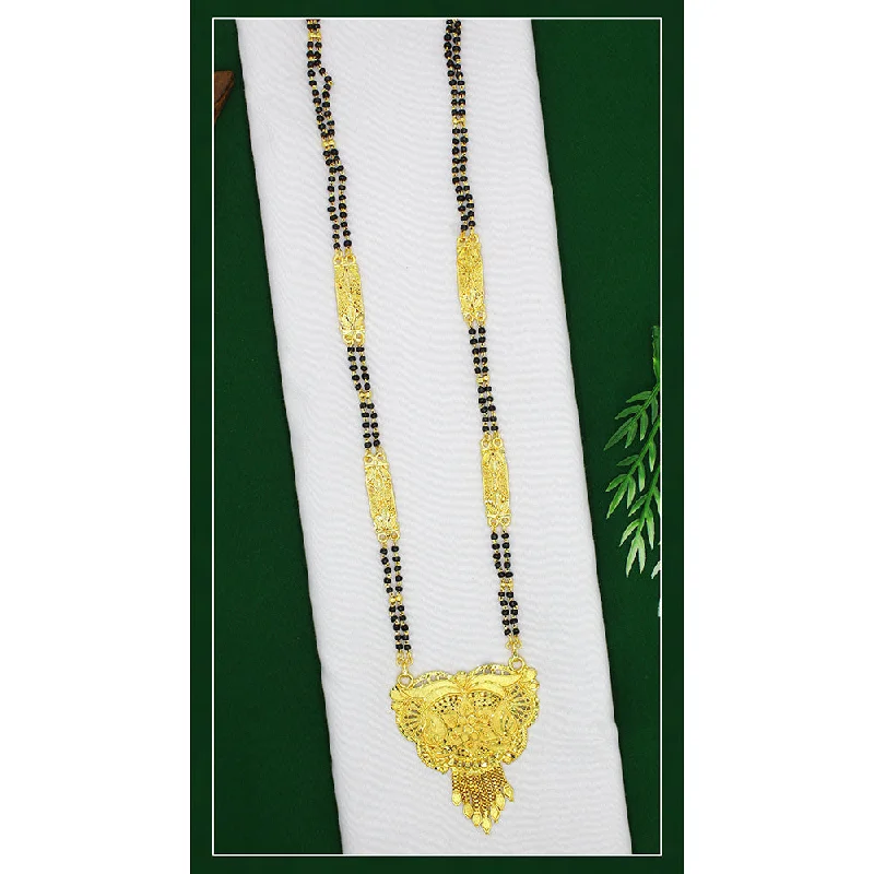 Fashion-Forward Jewelry At Exclusive Discounts Mahavir Gold Plated Mangalsutra