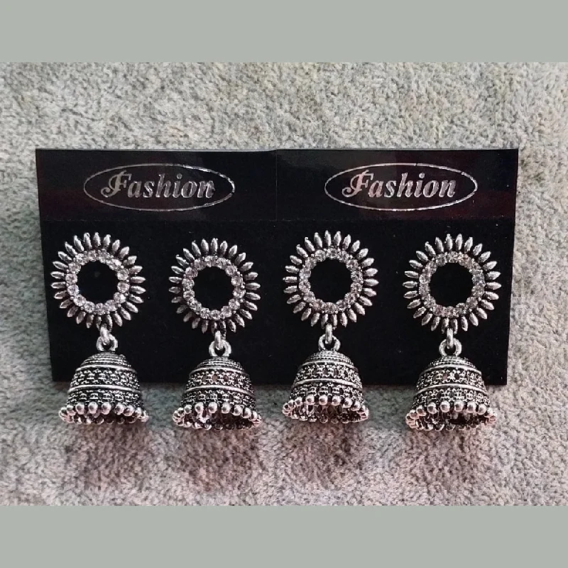 Exclusive Jewelry Sale Event – Shop Now Tahura Oxidised Plated Jhumki Earrings