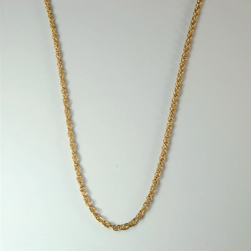 Exclusive Gemstone Jewelry Markdowns – Shop Now 10k Yellow Gold Prince of Whales Chain | 18" |